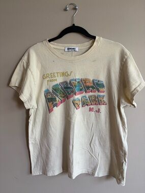 🌊Daydreamer Greetings From Asbury Park NJ Graphic Tee – One Size Vintage Style